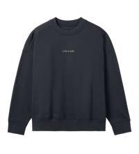 Womens Oversized Sweatshirt – Life is salt