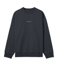 Mens Boxy Sweatshirt – Life is salt