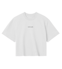 Womens Crop Top - Life is salt